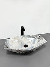 Умивальник (раковина) VBI VENEZIA S GRANIT GLOSSY накладний, фото 4