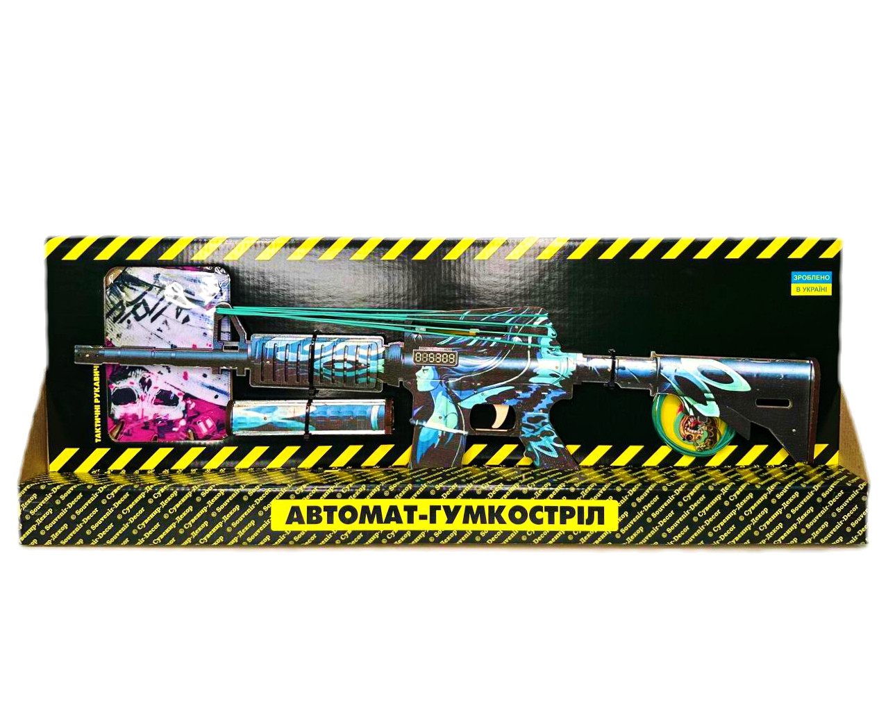 Автомат-Гумкостріл "M4-А1 MERMAID" із STANDOFF 2, дерев'яна іграшкова зброя, фото 1