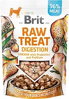 Лакомство для собак Brit Care Raw Treat freeze-dried Digestion для пищеварения, курица, 40 г