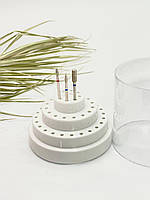 Підставка під насадки для фрезера манікюрного на 48 шт. ФІОЛЕТОВА