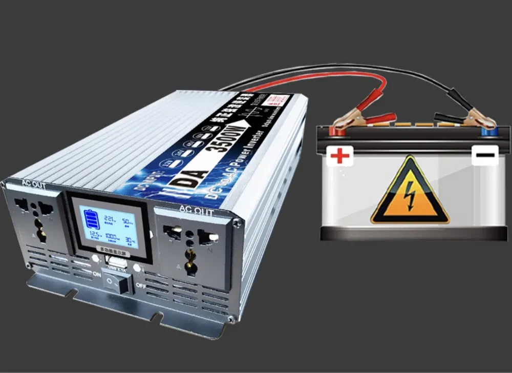 Чистая Синусоида Инвертор 12 - 220 V Преобразователь Напряжения 3500 W дисплей Правильный синус USB 2312 - фото 1 - id-p2181198356