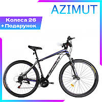 Горный велосипед Azimut 40D 29 Колеса, 19 Рама Спортивный велосипед Азимут черный Дисковые тормоза 2612