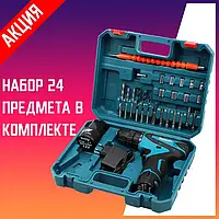 Аккумуляторный шуруповерт Makita 330 DWE (12V, 2AH) с набором. Шуруповёрт Макита, дрель шуруповерт 26 5010