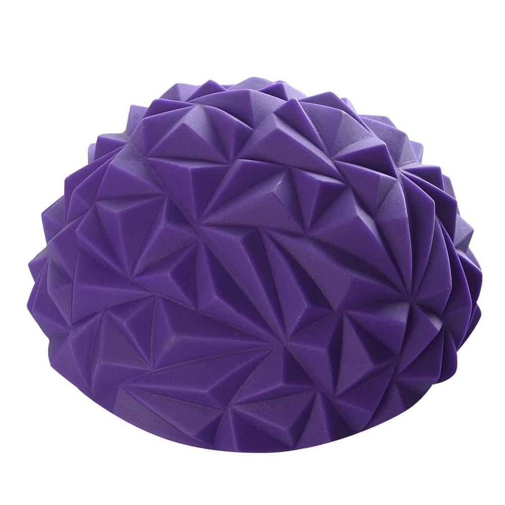 Напівсфера масажна, балансувальна SP 2137, рельєфна, надувна, 16×8 см, різн. кольори фіолетовий