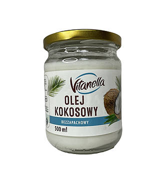 Кокосова олія Vitanella Olej Kokosowy 500 г 5904730127844