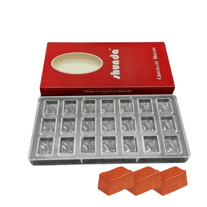 Форма полікарбонатна для шоколадних цукерок та шоколаду 13.5 x 27.5 см №4, фото 1