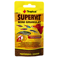 Сухой корм Tropical Supervit Mini Granulat для аквариумных рыб, 10 г (гранулы)