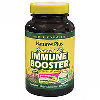 Натуральная добавка для иммунитета Nature's Plus Source of Life Immune Booster 90 Tabs QT, код: 7518106