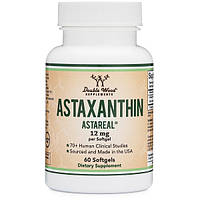 Астаксантин Double Wood Supplements Astaxanthin 12 mg 60 Softgels QT, код: 8259641