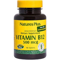 Метилкобаламин Nature's Plus NTP1710 Vitamin B12 500 mcg 90 Tabs EM, код: 7572633