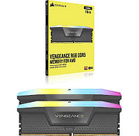 Corsair Vengeance RGB DDR5 32GB for AMD EXPO (CMH32GX5M2E6000Z36) Память для настольных компьютеров НОВАЯ!!!