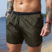 Мужские шорты пляжные Intruder хаки / Шорты для пляжного спорта / Шорты для парней / Шорты для купания