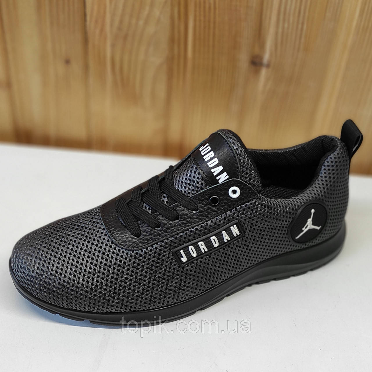 Тільки 44р і 45р! Кросівки чоловічі сірі сітка весна літо Кроссовки мужские серые сетка весна лето (Код: 3359), фото 1