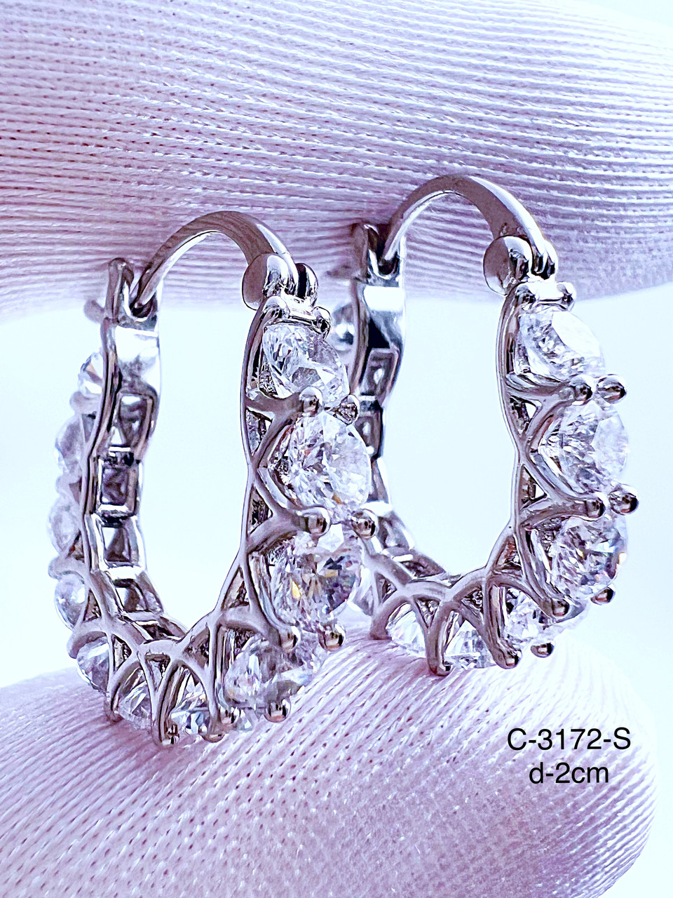 Сережки Xuping родій