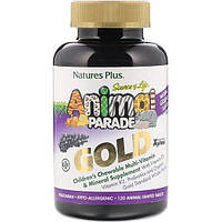 Витаминно-минеральный комплекс Nature's Plusr NTP29934 Animal Parade Gold 120 Tabs Natural Gr TN, код: 7572595