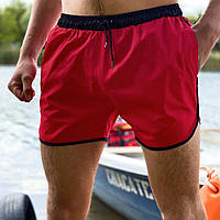 Мужские шорты пляжные Intruder красные / Купальные шорты для мужчин / Шорты для бега / Спортивные шорты