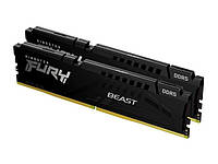 Модуль памяти DDR5 2x16GB 5200 Kingston Fury Beast Black (KF552C40BBK2-32) ZZ, код: 7764259