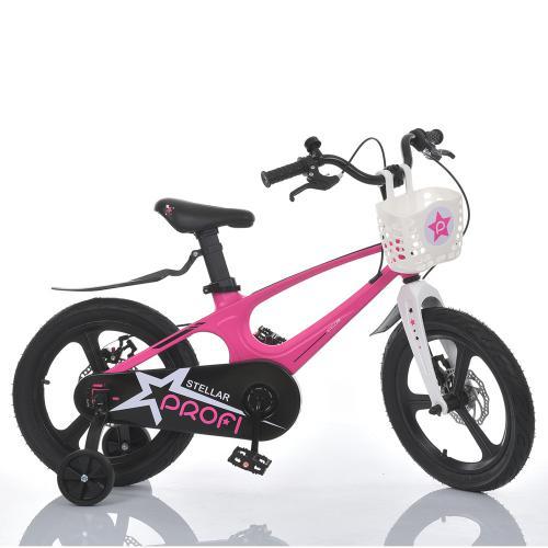 Велосипед дитячий PROF1 16д. магнієва рама, вилка, обід, передні задні дискові гальма