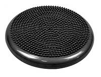 Сфера (подушка) массажная, балансировочная SP 1651, надувная, диаметр 34 см, разн. цвета чёрный