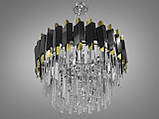Сучасна кришталева люстра 82209/500HR+BK, фото 2