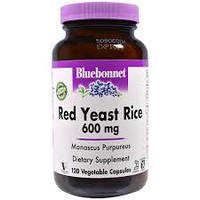 Красный Дрожжевой Рис 600мг Bluebonnet Nutrition 120 гелевых капсул KA, код: 1845282