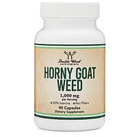 Тонизирующее средство Double Wood Supplements Horny Goat Weed 1000 mg 90 Caps UP, код: 8206885