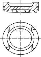 Поршень Mahle SKODA/VW Octavia/Golf 2,0 99-07, MAHLE (0306013)