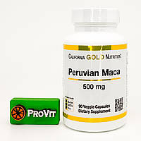 Перуанская мака California GOLD Nutrition Peruvian Maca 500 мг 90 кап.