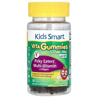 Bioglan, Vita Gummies, мультивитамины и овощи для привередливых едоков, без сахара, для детей от 3 лет, - фото 1 - id-p2181302838