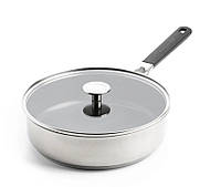 Сотейник со стеклянной крышкой KitchenAid CSS CC005704-001 26 см 3.6 л серебристый m