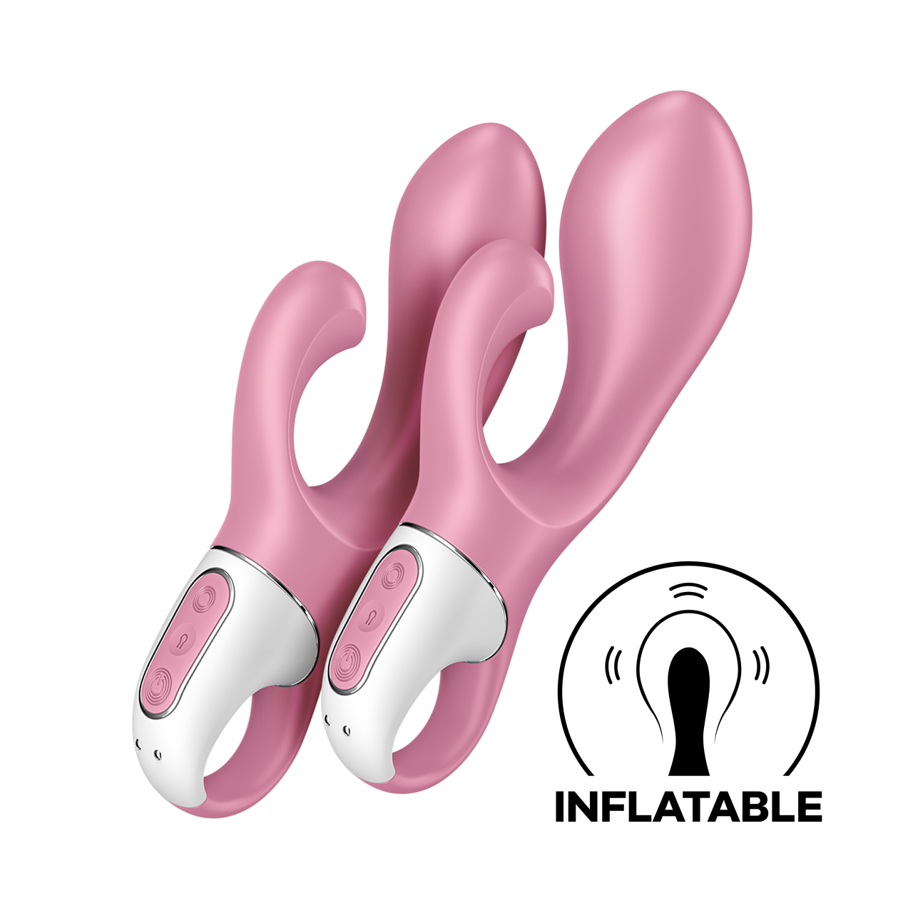 Вібратор Satisfyer Air Pump Bunny 2 Pink, фото 1