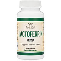 Комплекс для пищеварения Double Wood Supplements Lactoferrin 250 mg 60 Caps PS, код: 8314865