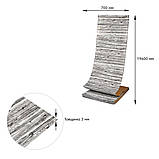 Самоклеюча 3D панель 19600x700x3мм Дерево Зебра SW-00001475, фото 4