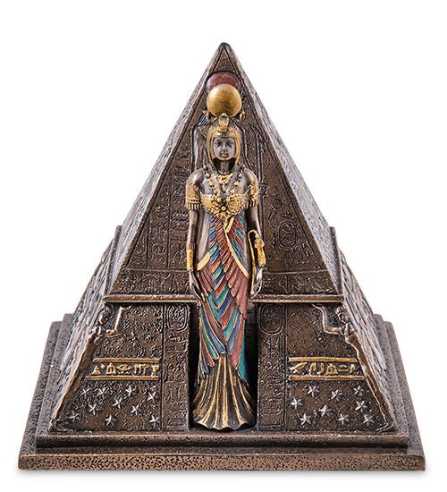 Скринька для прикрас Veroneseневаиця Єгипту 16х15,5 см 1907205 полістоун із бронзовим покриттям