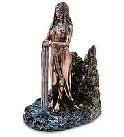 Статуэтка Veronese Дану - кельтская богиня, мать Земли 22х12х15 см 1907174 бронзовое покрытие