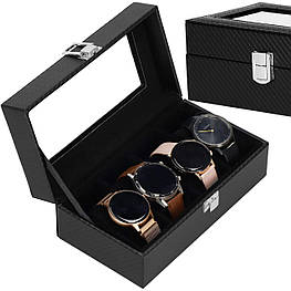 Скринька (органайзер) для зберігання годинника Springos 21 x 11 x 8.5 см HA1051