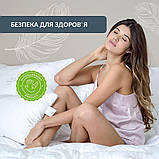 Подушка для сну Super Soft Classic 70х70 см IDEIA штучний пух антиалергенна м'яка біла, фото 4