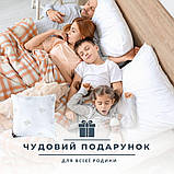 Подушка для сну Super Soft Classic 70х70 см IDEIA штучний пух антиалергенна м'яка біла, фото 7