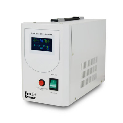 Інвертор Full Energy HB1512 1500ВА/1200 Вт із чистою синусоїдаальною хвилею, LCD, струм заряду 12 В до 29 А·год, 300 x