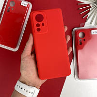 Силиконовый чехол Case для Xiaomi 12 Pro Red (14)