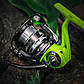 Спінінгова котушка Fish Reel MX4000 Green 13+1BB 5.2:1 Метал шпуля, фото 4