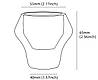 Стакан для еспресо 60 ml MHW-3Bomber Espresso Cups Double Wall Glass, фото 8