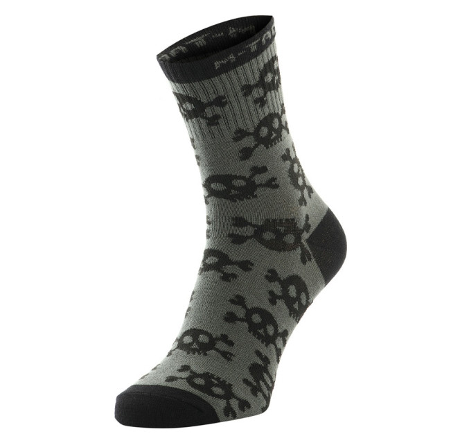 ШКАРПЕТКИ ЛЕГКІ MK.3 PIRATE SKULL OLIVE M-TAC
