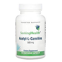 Ацетил-L-Карнитин, 500 мг, Acetyl-L-Carnitine, Seeking Health, 90 вегетарианских капсул