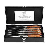 Набір із 6 стейкових ножів Style de Vie Luxury Line (LuxSteakRose) KT-22