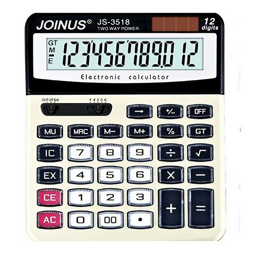 Калькулятор Joinus JS-3518 настільний офісний 12 розрядний