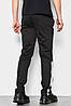 Спортивні штани чоловічі чорного кольору р.L 177116P, фото 3