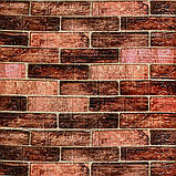 R179-2-20 Панель стіновя у рулоні 3D 700мм*19,6м*2мм BROWN (D) SW-00002280, фото 3