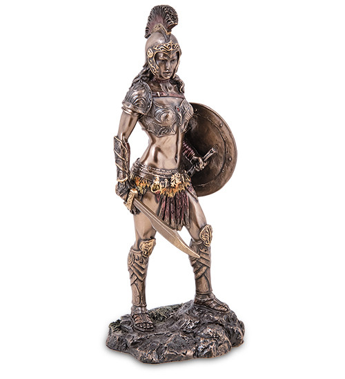 Статуетка Veronese Амазонка бойова жінка 23х11 см 1907221 полістоун покрита бронзою