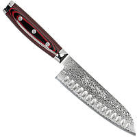 Нож Сантоку 165 мм дамасская сталь, серия SUPER GOU Yaxell